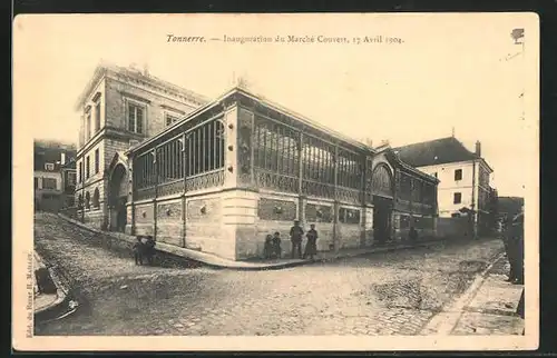 AK Tonnerre, Inauguration du Marché Couvert