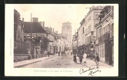 AK Tonnerre, La Rue de L`Hopital