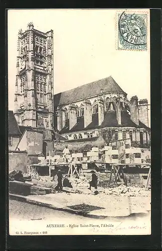 AK Auxerre, Eglise Saint-Pierre, l`Abside