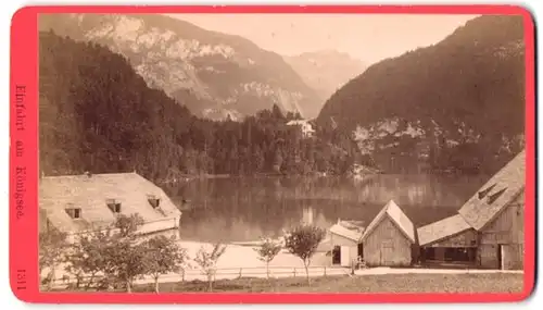 Fotografie Würthle & Spinnhirn, Salburg, Ansicht Königssee, Einfahrt am Königssee