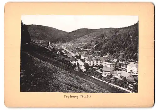 Fotografie Fotograf unbekannt, Ansicht Tryberg, Panorama der Stadt