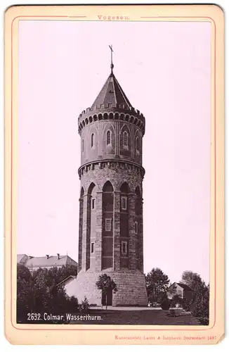Fotografie Lautz & Isenbeck, Darmstadt, Ansicht Colmar, Wasserturm Gesamtansicht