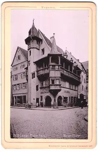 Fotografie Lautz & Isenbeck, Darmstadt, Ansicht Colmar / Vogesen, Pfister-Haus mit Ladengeschäft J.B. Lorch