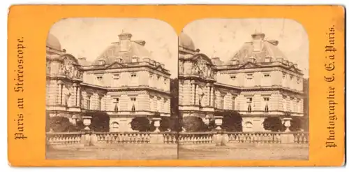 Stereo-Fotografie C. G., Paris, Ansicht Paris, Palais des Tuileries