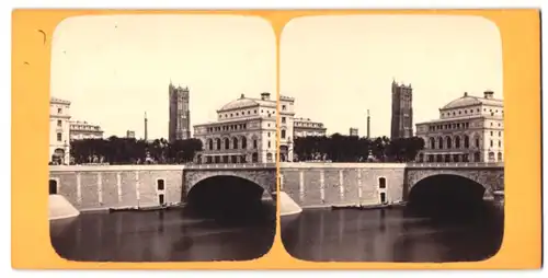 Stereo-Fotografie Fotograf unbekannt, Ansicht Paris, Tour Saint-Jacques