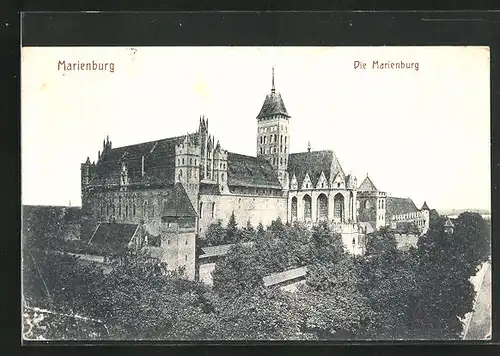 AK Marienburg / Malbork, Die Marienburg