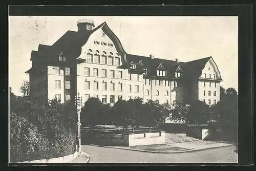 AK Frauenfeld, Vorderseite der Thurgauischen Kantonsschule