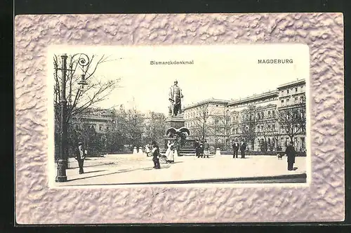 Präge-AK Magdeburg, Bismarckdenkmal