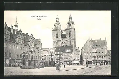 AK Wittenberg, Blick auf den Markt