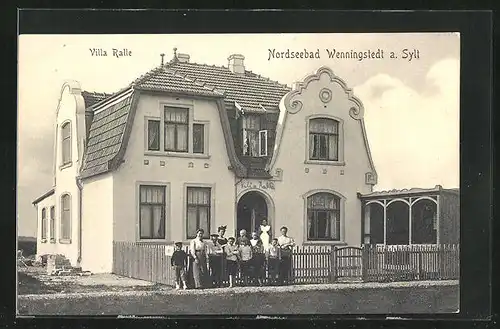 AK Wenningstedt a. Sylt, Villa Ralle