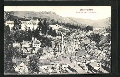 AK Stolberg, Blick von der Lutherbuche