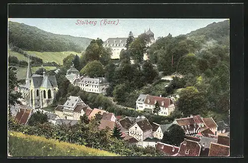 AK Stolberg, Blick auf den Ort