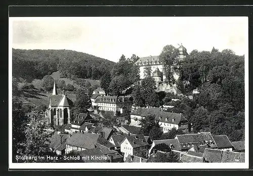 AK Stolberg, Schloss mit Kirche