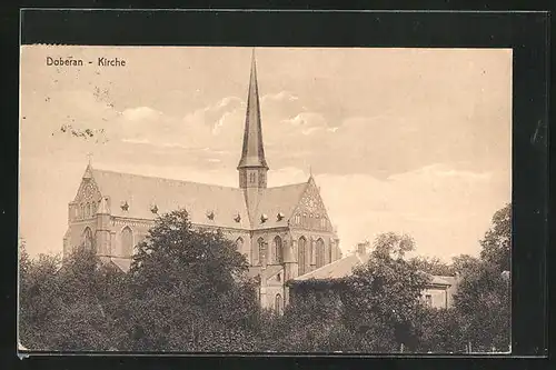 AK Doberan, Blick zur Kirche