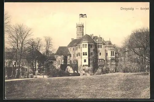 AK Droyssig, Blick auf das Schloss