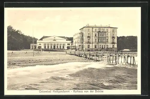 AK Heiligendamm, Kurhaus von der Brücke