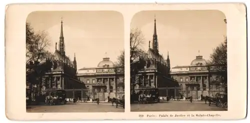 Stereo-Fotografie Rotary Photographic Co., Ansicht Paris, Palais de Justice et la Sainte-Chapelle