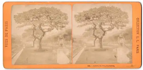 Stereo-Fotografie Albert Hautecceur, Maison Martinet, Ansicht Paris, Jardin Du Palais-Royal