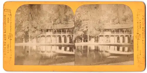 Stereo-Fotografie B.K., Paris, Ansicht Versailles, La Maison du Seigneur