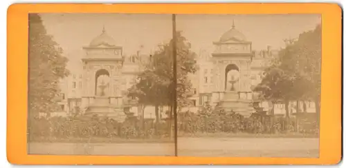 Stereo-Fotografie Fotograf unbekannnt, Ansicht Paris, Fontaine des Innocents