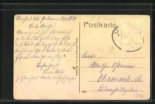 AK Neustadt a. d. Orla, Blick auf den Marktplatz
