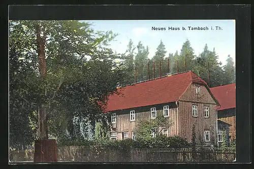 AK Tambach i. Th., Blick auf das Neue Haus