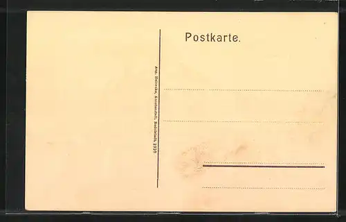 Künstler-AK Blankenburg, Burg-Greifenstein aus der Vogelschau