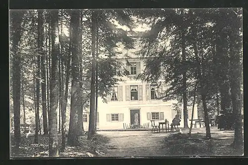 AK Schwarzburg, Fürstl. Jagdschloss im Sonnenschein