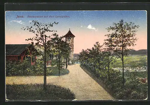 AK Jena, Restaurant auf dem Landgrafen