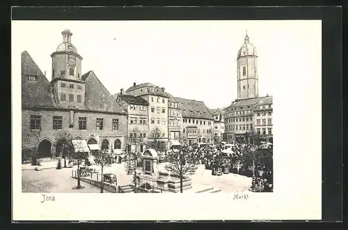 AK Jena, Blick auf den Markt