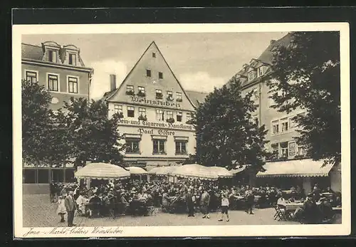 AK Jena, Markt und Gasthaus Göhres Weinstuben