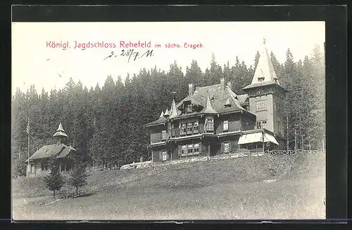 AK Rehefeld, Blick auf das Schloss