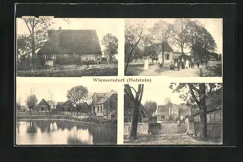 AK Wiemersdorf / Holstein, Landhaus, Ortspartie, Gebäudeansicht