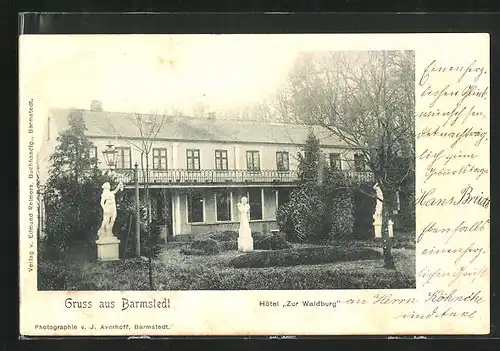 AK Barmstedt, Hotel zur Waldburg