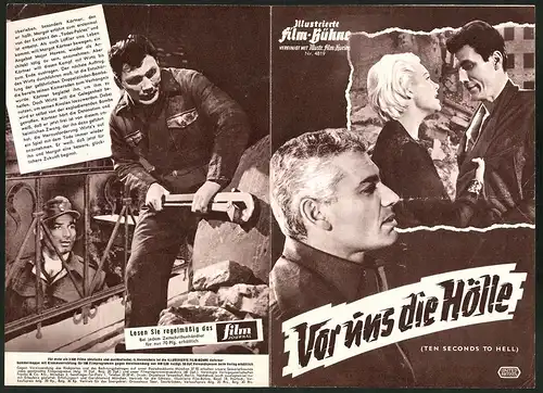 Filmprogramm IFB Nr. 4819, Vor uns die Hölle, Jeff Chandler, Jack Palance, Regie: Robert Aldrich