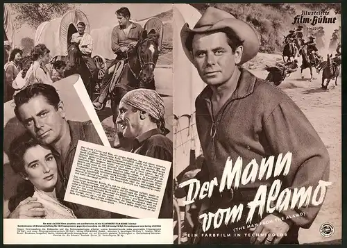 Filmprogramm IFB Nr. 2219, Der Mann vom Alamo, Glenn Ford, Julia Adams, Regie: Budd Boetticher