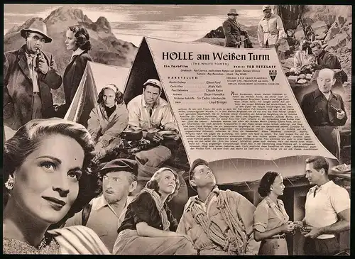 Filmprogramm IFB Nr. 1047, Hölle am weissen Turm, Glenn Ford, Alida Valli, Regie: Ted Tetzlaff