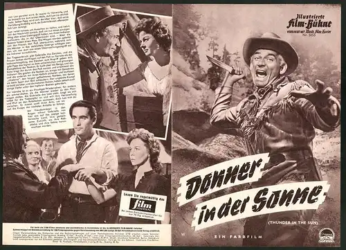 Filmprogramm IFB Nr. 5053, Donner in der Sonne, Susan Hayward, Jeff Chandler, Regie: Russell Rouse