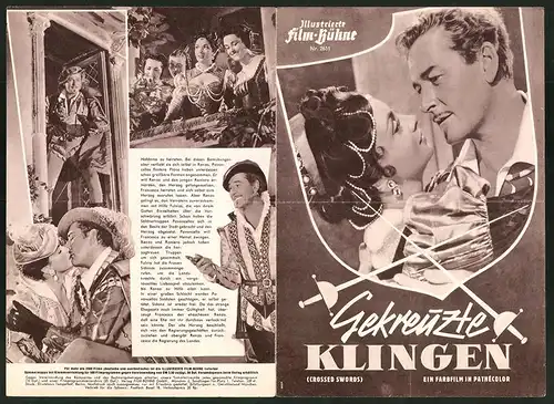 Filmprogramm IFB Nr. 2611, Gekreuzte Klingen, Gina Lollobrigida, Errol Flynn, Regie: Milton Krims