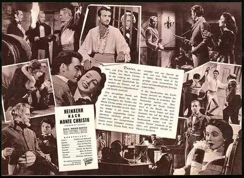 Filmprogramm IFB Nr. 5651, Heimkehr nach Monte Christo, Catherine McLeod, Robert Clarke, Regie: Harold Daniels