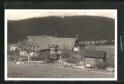 AK Ober-Rittersgrün, Landhaus Fritzscheberg