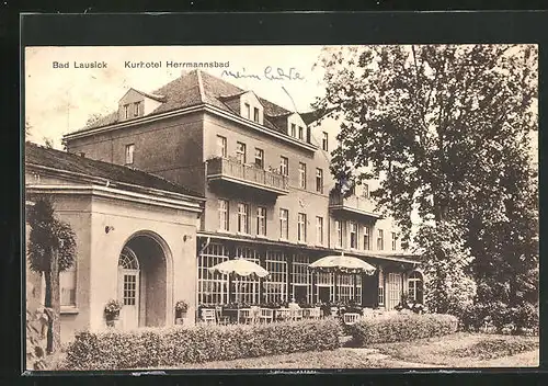 AK Bad Lausick, Kurhotel Herrmannsbad
