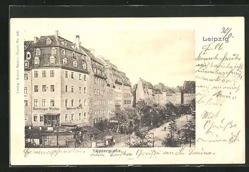 AK Leipzig, Blick auf den Töpferplatz