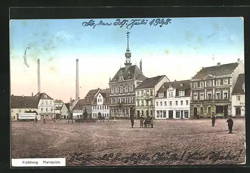 AK Frohburg, Blick auf den Marktplatz