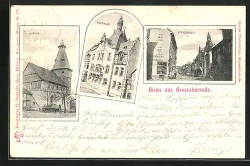 AK Grossalmerode, Rathaus und Kirche