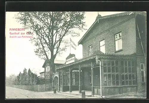 AK Pinneberg, Gasthof zur Eiche, Ansicht von Fahltskamp