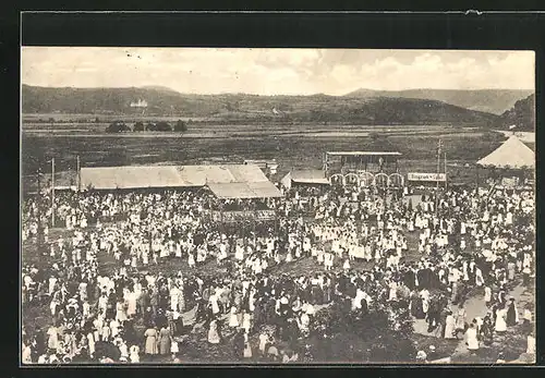 AK Eschwege, Das Johannisfest, Festplatz auf dem Werdchen