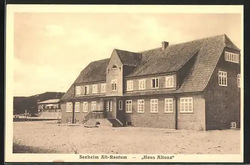 AK Rantum /Sylt, Seeheim Haus Altona