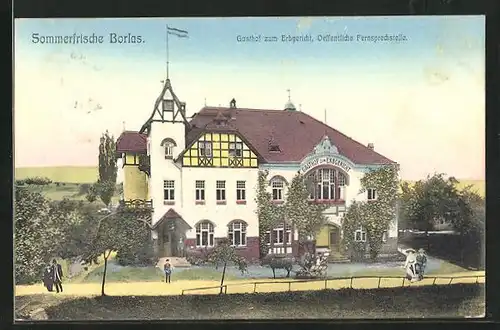 AK Borlas, Gasthof zum Erbgericht