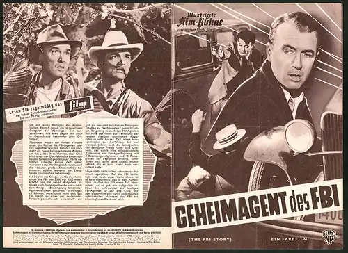 Filmprogramm IFB Nr. 5204, Geheimagent des FBI, James Stewart, James Miles, Regie: Mervyn LeRoy